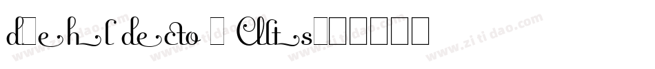 Diehl Deco - Alts字体转换